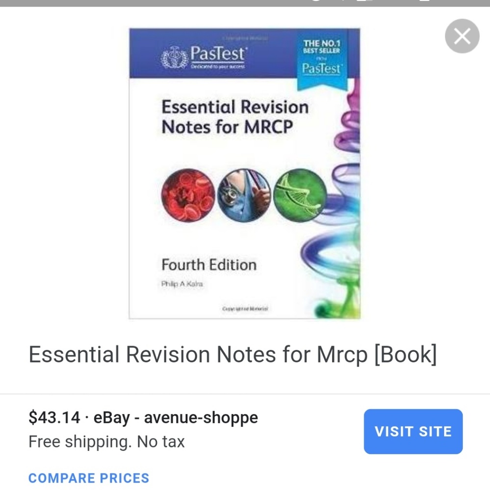 Like new pastest essential revision notes for MRCP